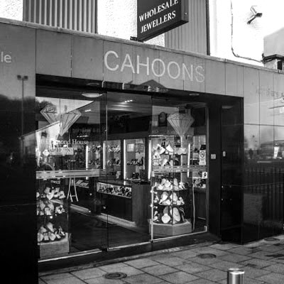 Front view of Cahoons Jewellery Showroom