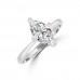 Platinum Marquise DSi2 Solitaire 1.04ct Diamond Ring