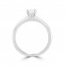 Platinum .56ct Solitaire ESi2 Diamond Ring