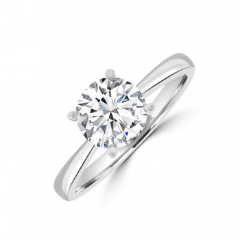 Platinum 1.20ct Solitaire FSi2 Diamond Ring