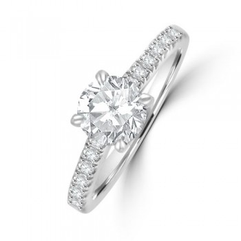 Platinum Solitaire DSi2 Diamond set ring Platinum Solitaire DSi2 Diamond set ring