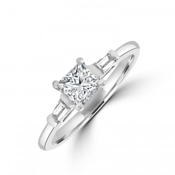 Platinum Princess DSi2 Diamond Solitaire Ring