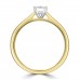 18ct Gold and Platinum Solitaire ESi2 Diamond Ring