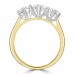 18ct Gold Three-stone DSi1 Diamond 6-claw ring 18ct Gold Three-stone DSi1 Diamond 6-claw ring