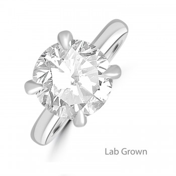 Platinum Solitaire 4.00ct Lab Grown Diamond ring Platinum Solitaire 4.00ct Lab Grown Diamond ring