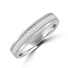 18ct White Gold Baguette Diamond Eternity Ring