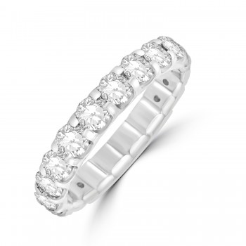 18ct White Gold Diamond Full Hoop Eternity ring