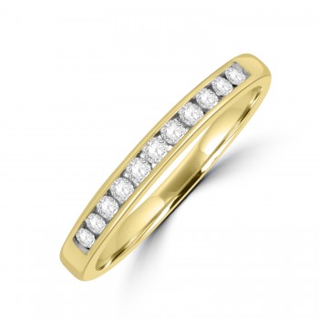 9ct Gold Diamond Channel Eternity ring