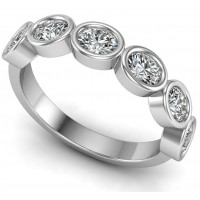 Platinum Laboratory Grown Diamond Bezel Eternity ring