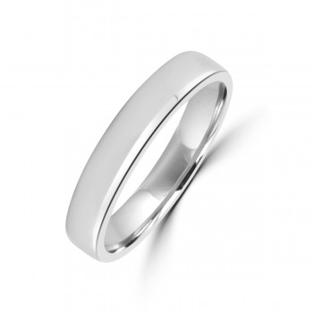 Palladium 950 Plain 4mm Wedding Ring
