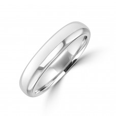 Tungsten 5mm plain Court Wedding Band Ring