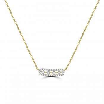 18ct Gold and Diamond Necklet by Hulchi Belluni
