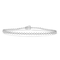 18ct White Gold 2.24ct Diamond Tennis Bracelet