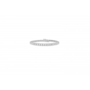 18ct White Gold 3.00ct Diamond Tennis Bracelet