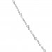 9ct White Gold 2.19ct Diamond Rubover Tennis Bracelet