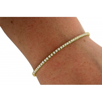 9ct Gold .75ct Diamond Tennis Bracelet