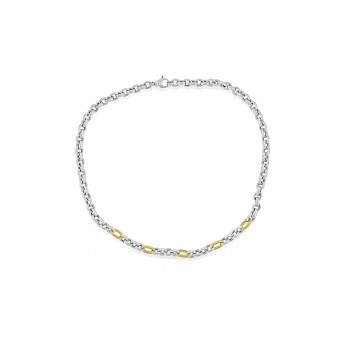 Sterling silver & 9ct Gold 18