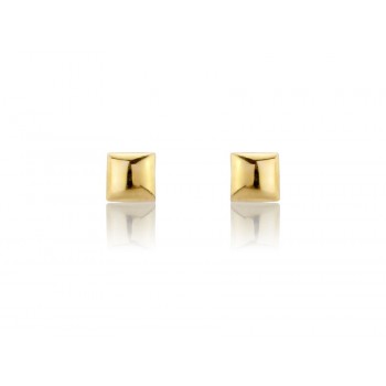 9ct Gold Square stud earrings