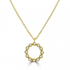 9ct Gold Circle of Life Pendant Chain