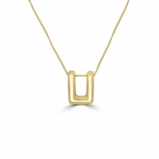 9ct Gold U-shaped Pendant chain