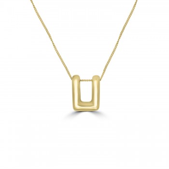 9ct Gold U-shaped Pendant chain