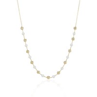 9ct Gold Pearl and Bead Necklet chain