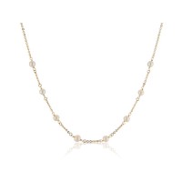 9ct Gold Pearl necklet chain
