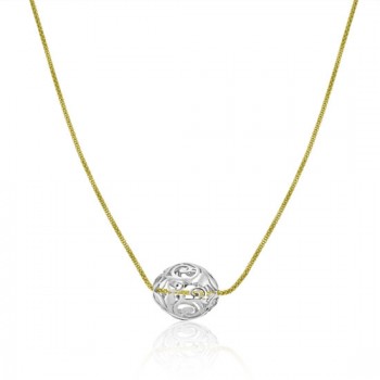 9ct Yellow & White Gold Tree of Life 17