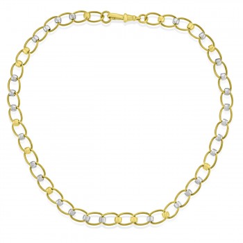 9ct Yellow & White Gold Rollerball 17