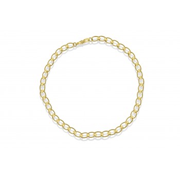 9ct Gold Open Rollerball Chain