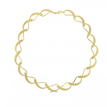 9ct Gold Sueno Wave Collar necklet