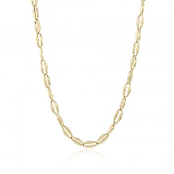 9ct Gold Oval Link Necklace Chain
