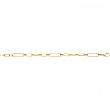 9ct Gold Paperlink Fetter Bracelet