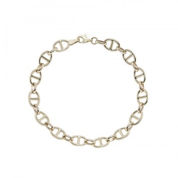9ct Gold Marina Link Bracelet