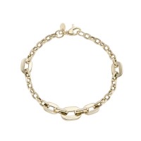 9ct Gold Trio Oval Bracelet
