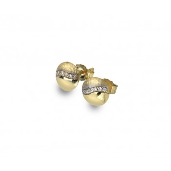 9ct Gold Stone Stud Earrings