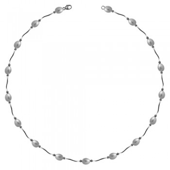 Sterling silver Freshwater Wave Necklet