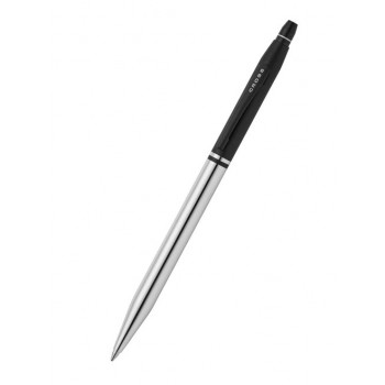 Cross Click Tuxedo Chrome with Black Ballpoint pen