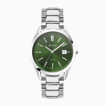 Accurist Green Unisex Stainless steel bracelet watch