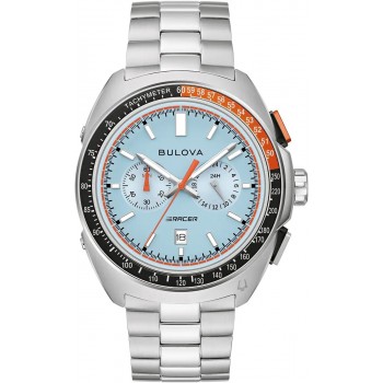 Bulova Racer Chronograph Blue Mens Bracelet Watch