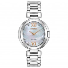 Citizen Eco-Drive Ladies Diamond Oval Watch