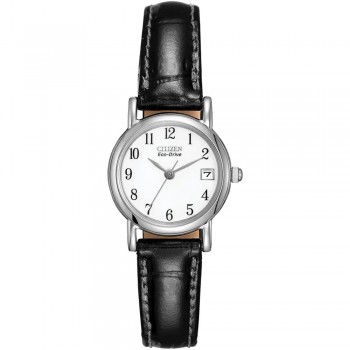 Citizen Eco-Drive Ladies Black Strap Watch