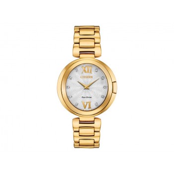 Citizen Eco-Drive Ladies Gold Diamond Watch