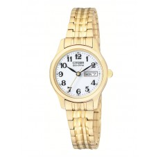 Citizen Eco-Drive Ladies Gold Expander Bracelet Watch