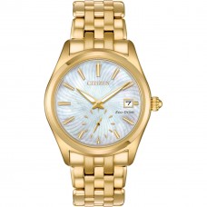 Citizen Ec-Drive Ladies Gold plated Bracelet Watch