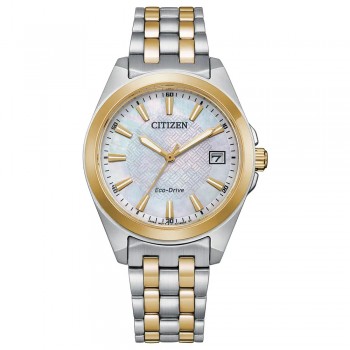 Citizen Eco-Drive Ladies Two-Tone Gold Bracelet Watch