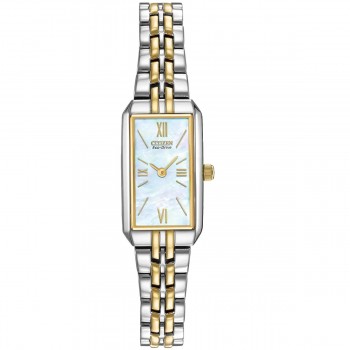 Citizen Eco-Drive Two-Tone Silhouette Ladies Bracelet Watch