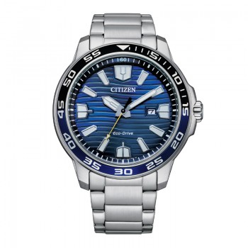 Gents Citizen Eco-Drive Blue Wave Watch