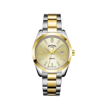 Rotary Ladies Two-Tone Gold Plated Henley Bracelet Watch