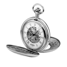 Rotary Half Hunter Mechanical Pocket Watch